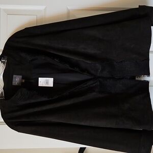 The Limited Collection Faux Leather Stretch Jacket Black Women's sz 2X NWT